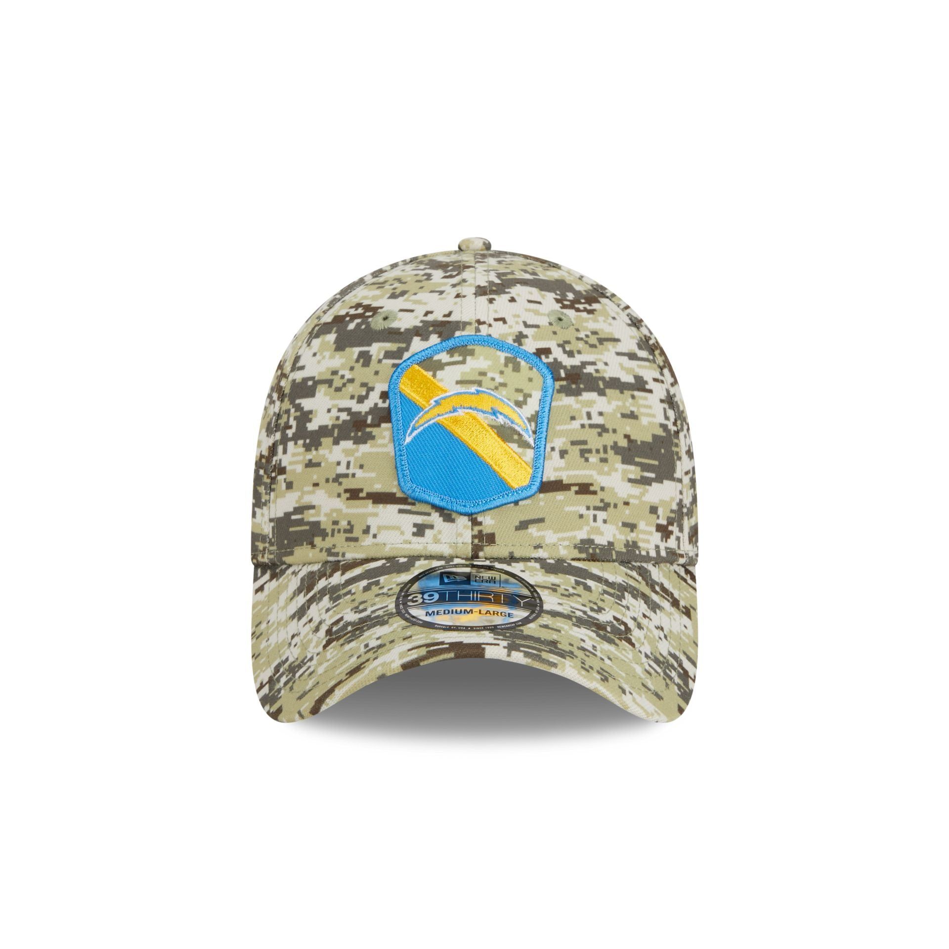 Los Angeles Chargers 2023 Salute to Service Camo 39THIRTY Stretch Fit Hat sold by New Era product image thumbnail 2