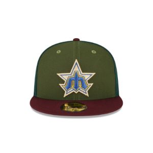 Just Caps Dark Green Seattle Mariners 59FIFTY Fitted Hat sold by New Era