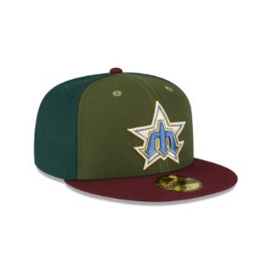 Just Caps Dark Green Seattle Mariners 59FIFTY Fitted Hat sold by New Era