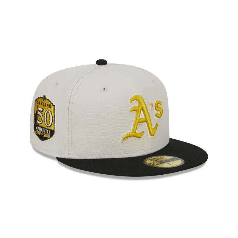 Oakland Athletics Two Tone Stone 59FIFTY Fitted Hat sold by New Era