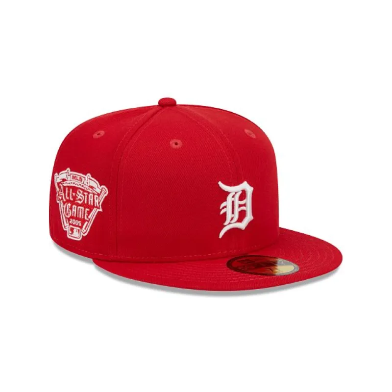 Detroit Tigers Red 59FIFTY Fitted Hat sold by New Era