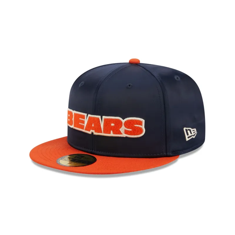 Chicago Bears Satin 59FIFTY Fitted Hat sold by New Era