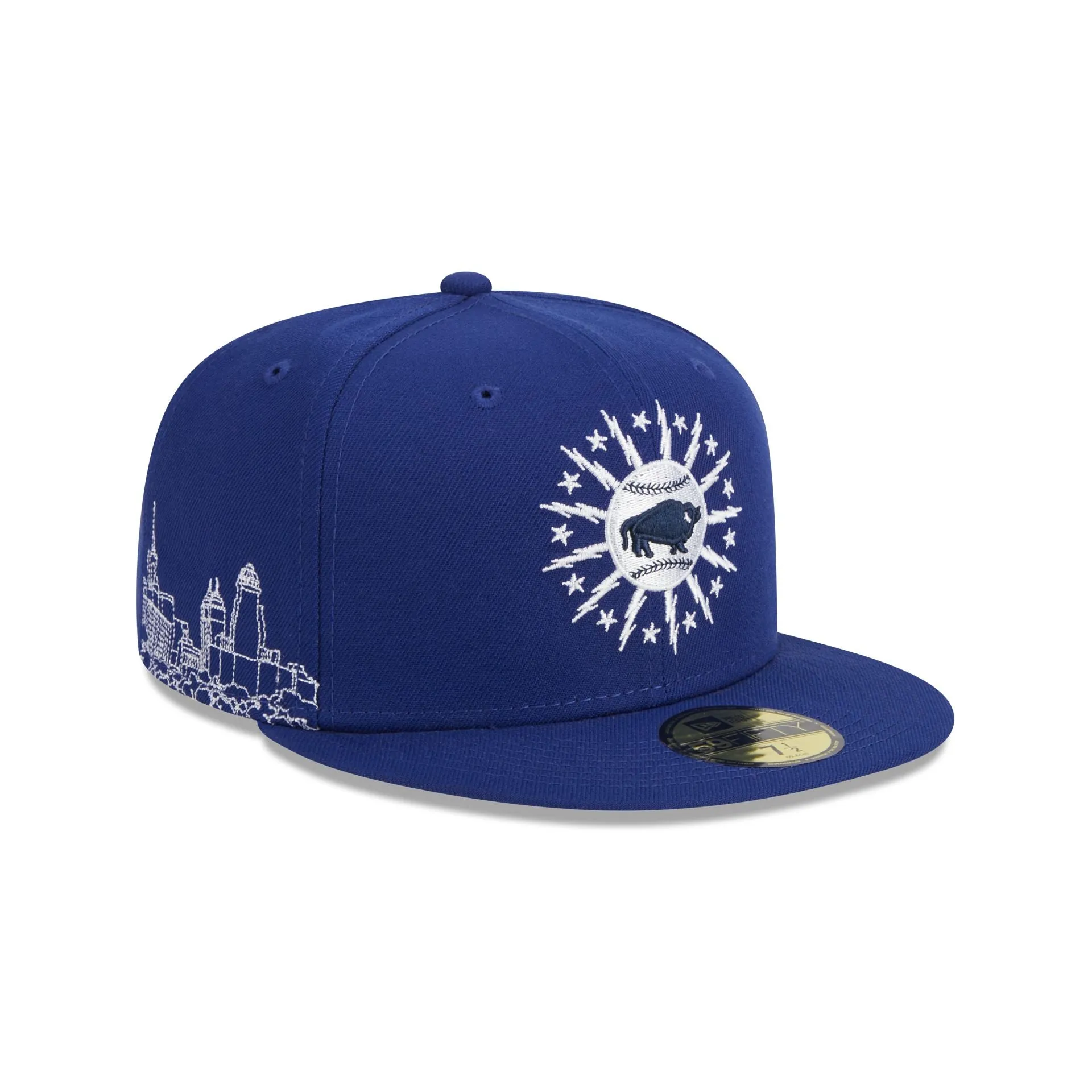 Buffalo Bisons Theme Night Blue 59FIFTY Fitted Hat sold by New Era product image thumbnail 3