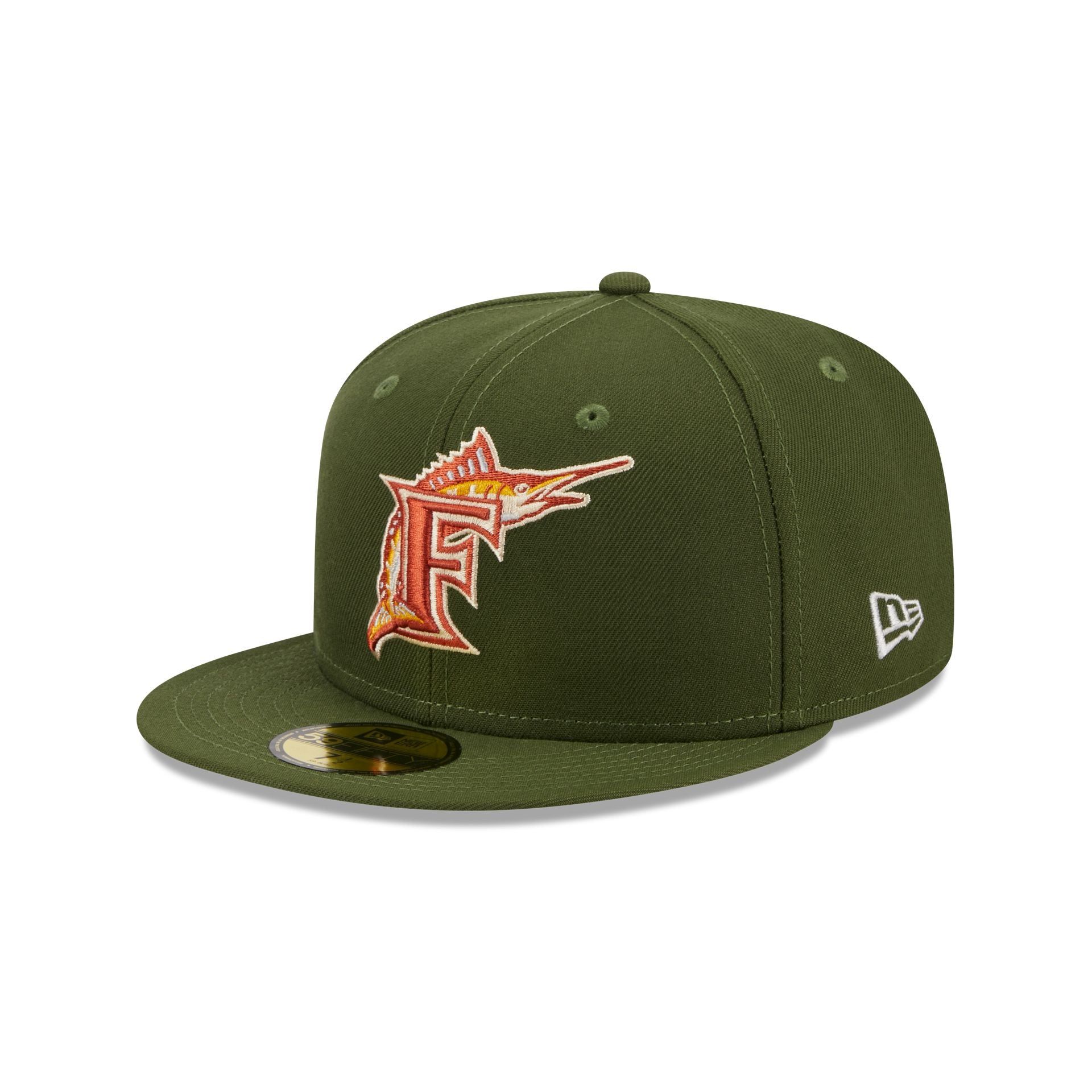 Miami Marlins Autumn Flannel 59FIFTY Fitted Hat sold by New Era product image thumbnail 3