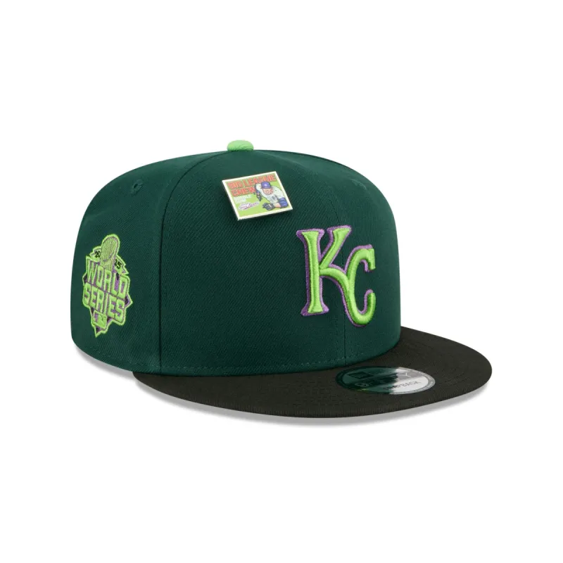 Big League Chew X Kansas City Royals Sour Apple 9FIFTY Snapback Hat sold by New Era