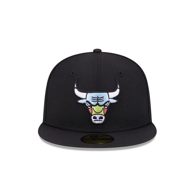 Chicago Bulls Color Pack Black 59FIFTY Fitted Hat sold by New Era product image thumbnail 2
