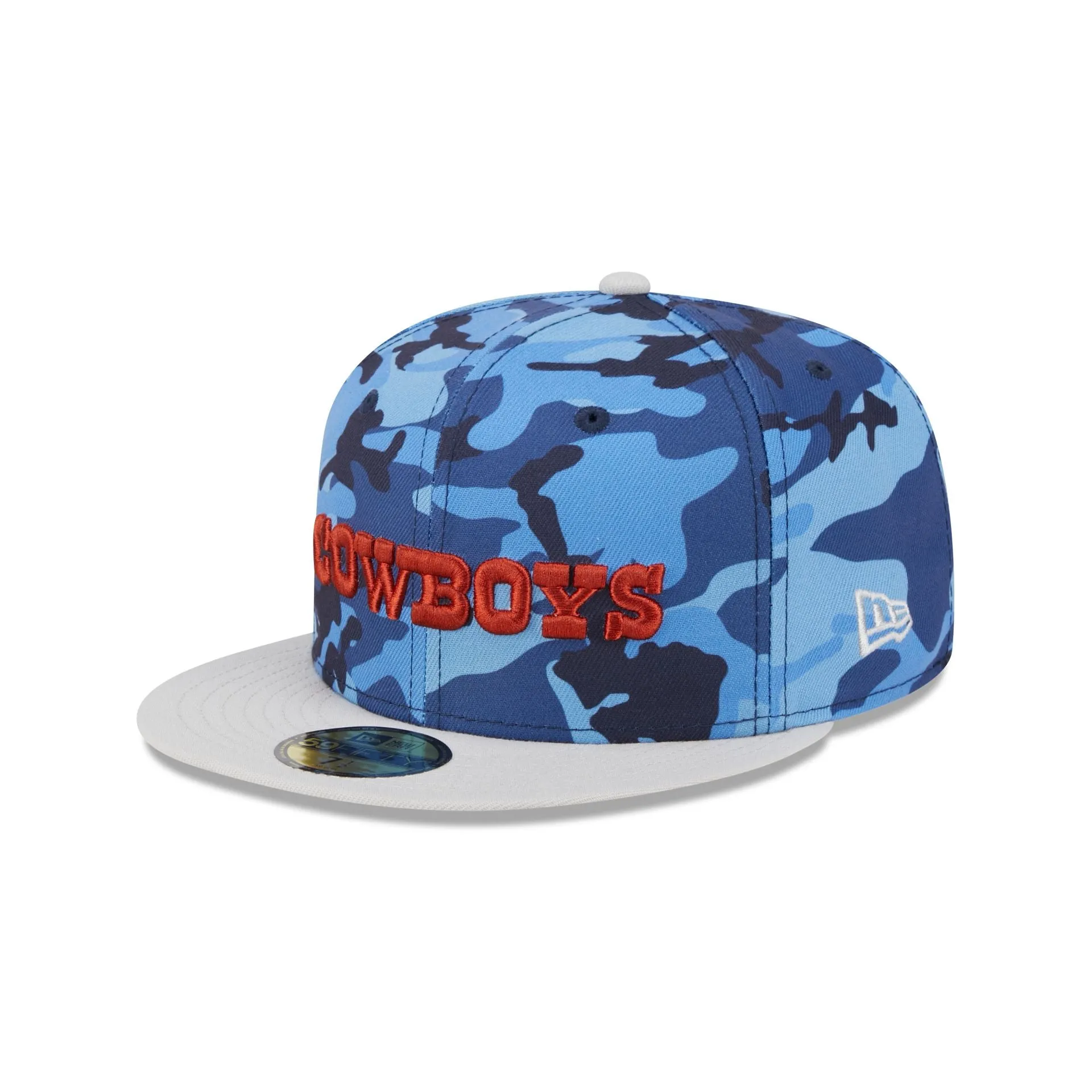 Dallas Cowboys Blue Camo 59FIFTY Fitted Hat sold by New Era product image thumbnail 3