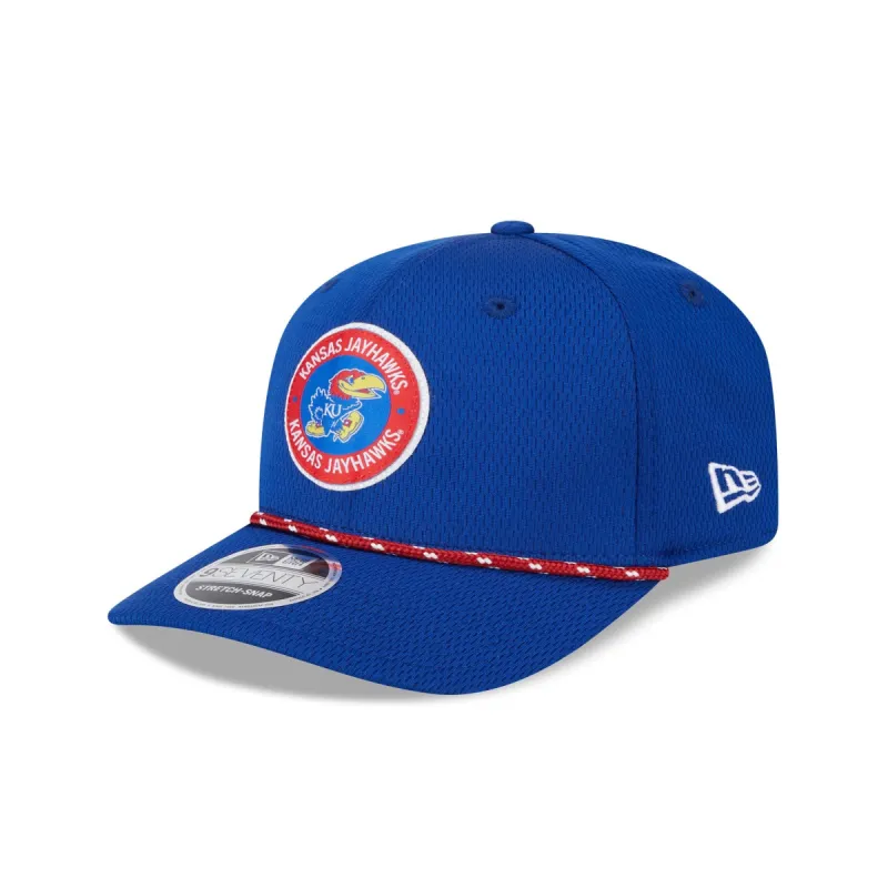 Kansas Jayhawks 9SEVENTY Stretch-Snap Hat sold by New Era