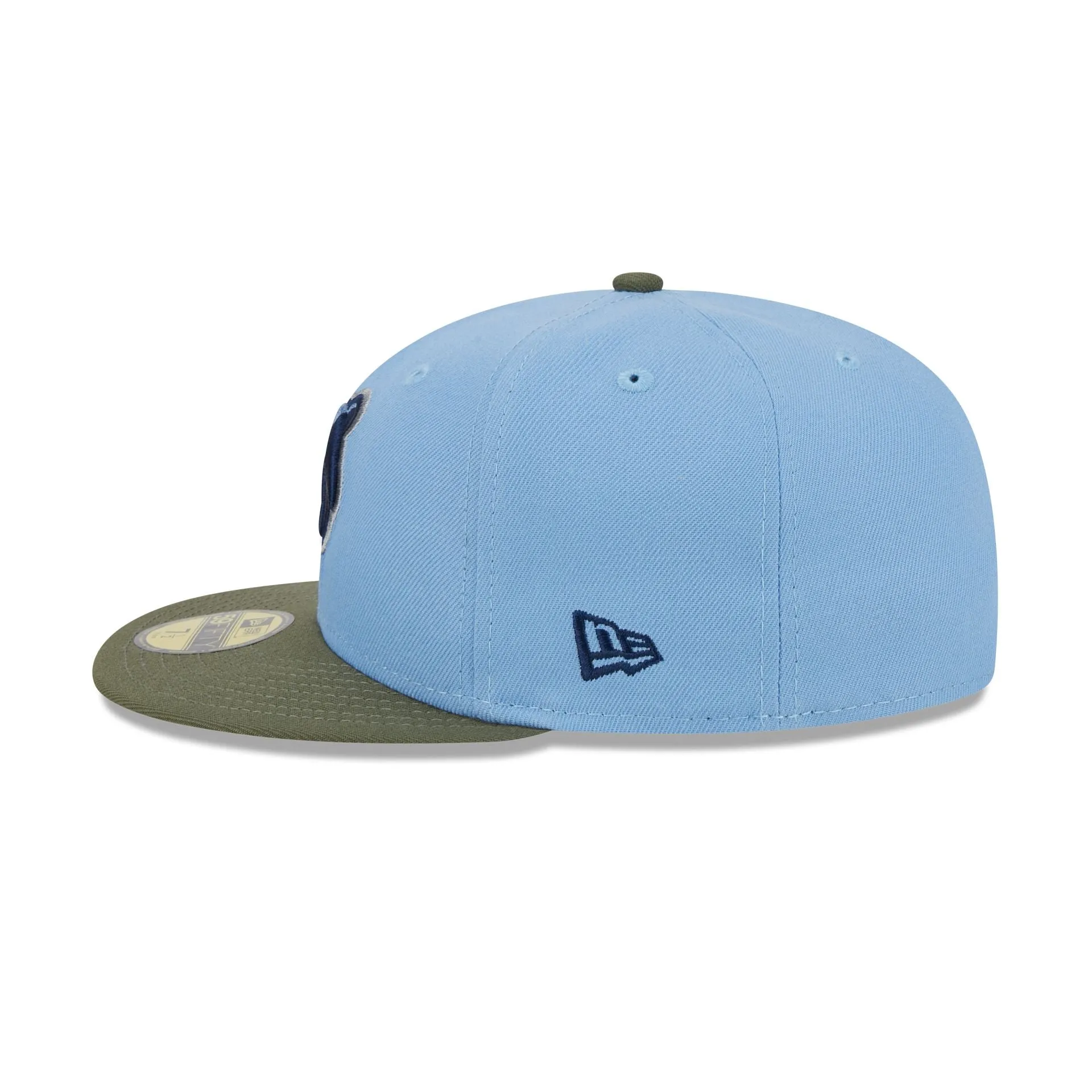 Memphis Grizzlies Olive Visor 59FIFTY Fitted Hat sold by New Era product image thumbnail 5