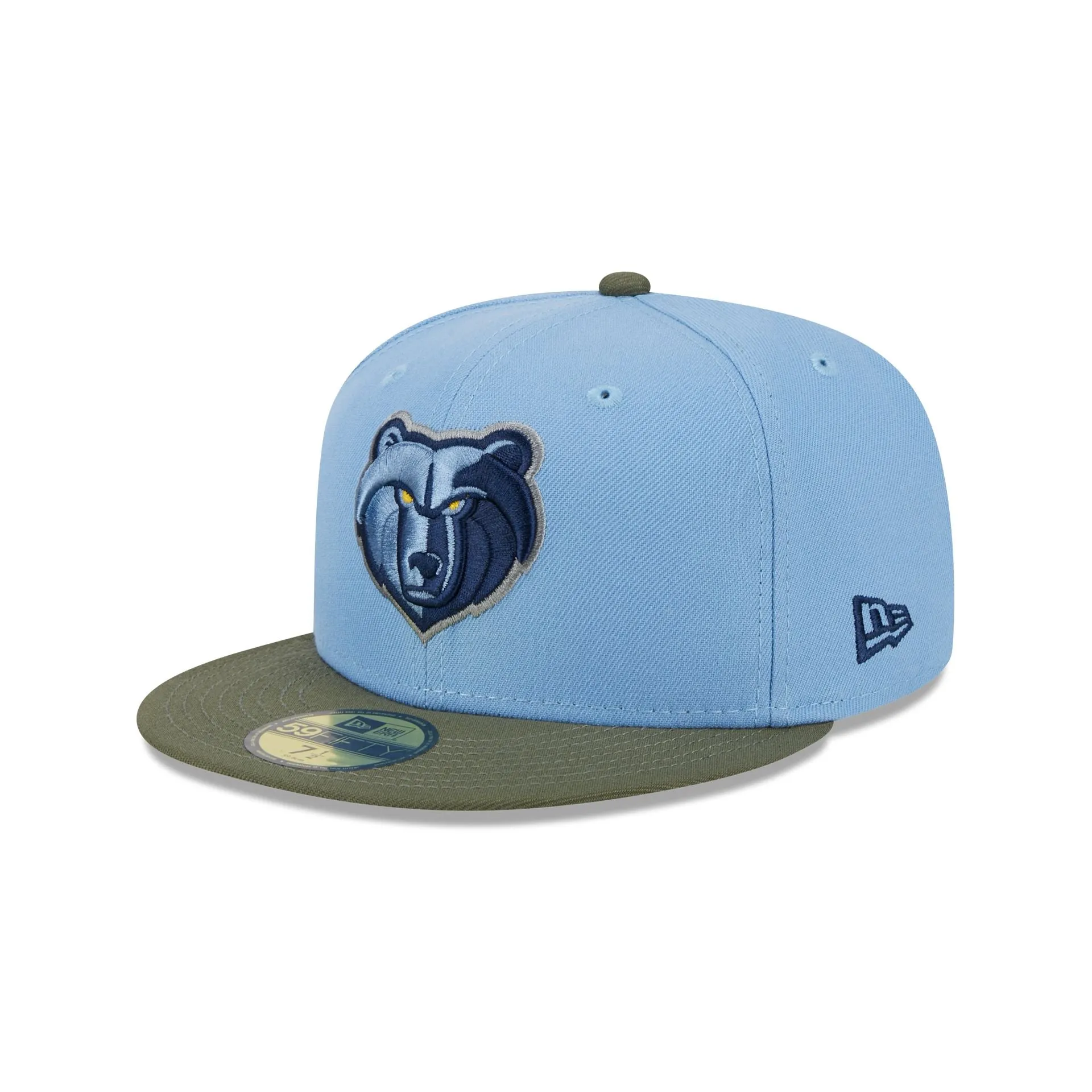 Memphis Grizzlies Olive Visor 59FIFTY Fitted Hat sold by New Era product image thumbnail 3