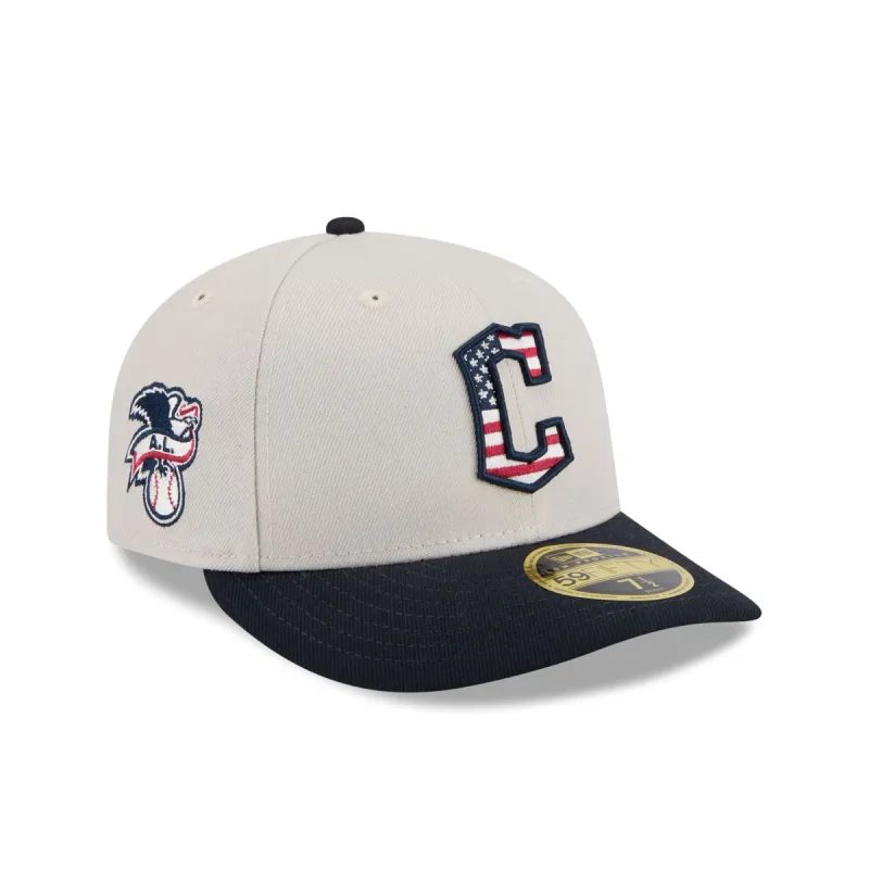Cleveland Guardians Independence Day 2024 Low Profile 59FIFTY Fitted Hat sold by New Era
