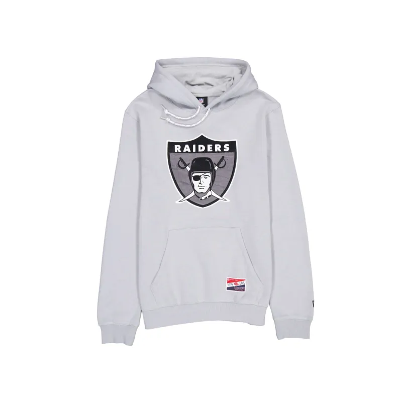 Las Vegas Raiders Throwback Gray Hoodie sold by New Era