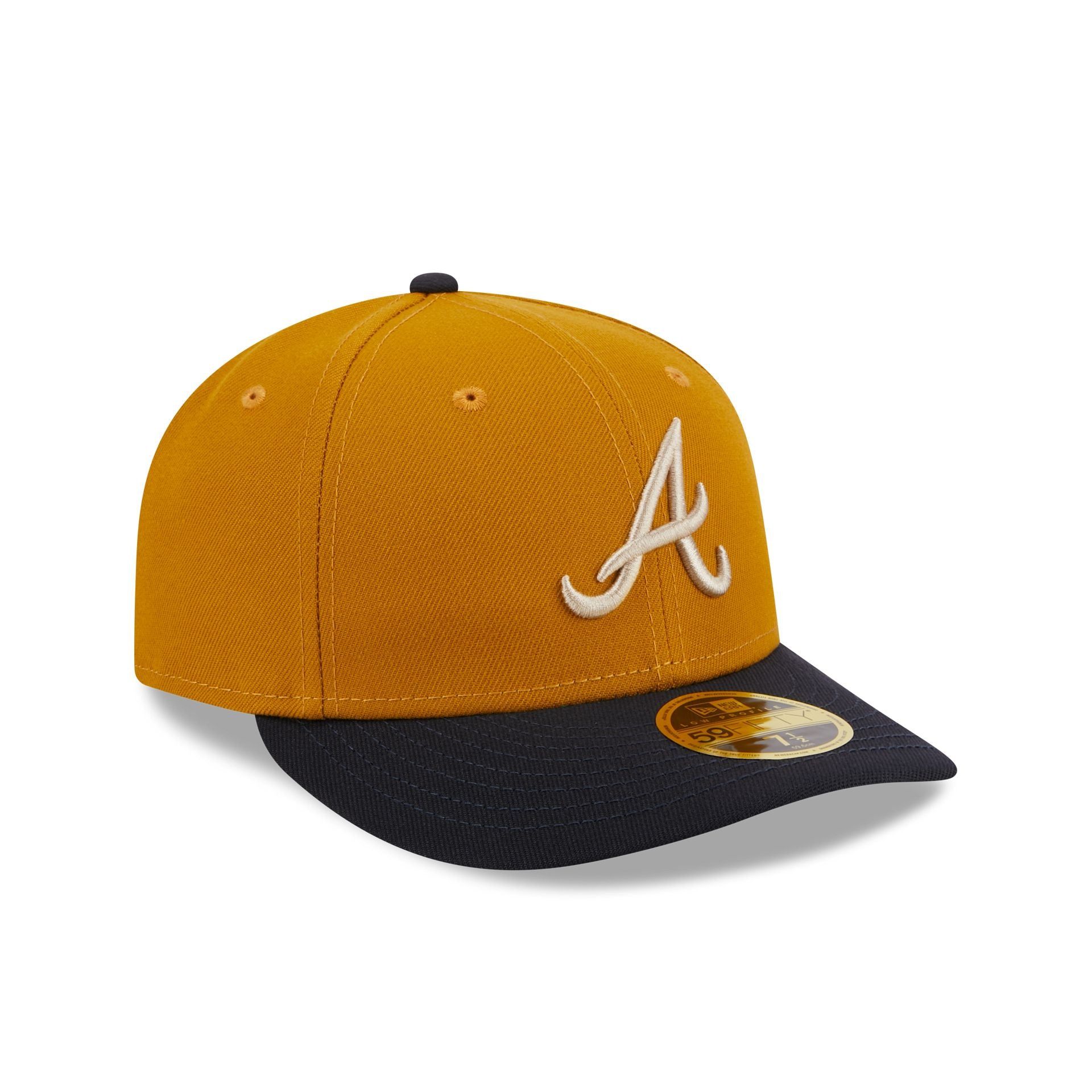 Atlanta Braves Vintage Gold Low Profile 59FIFTY Fitted Hat sold by New Era product image thumbnail 3