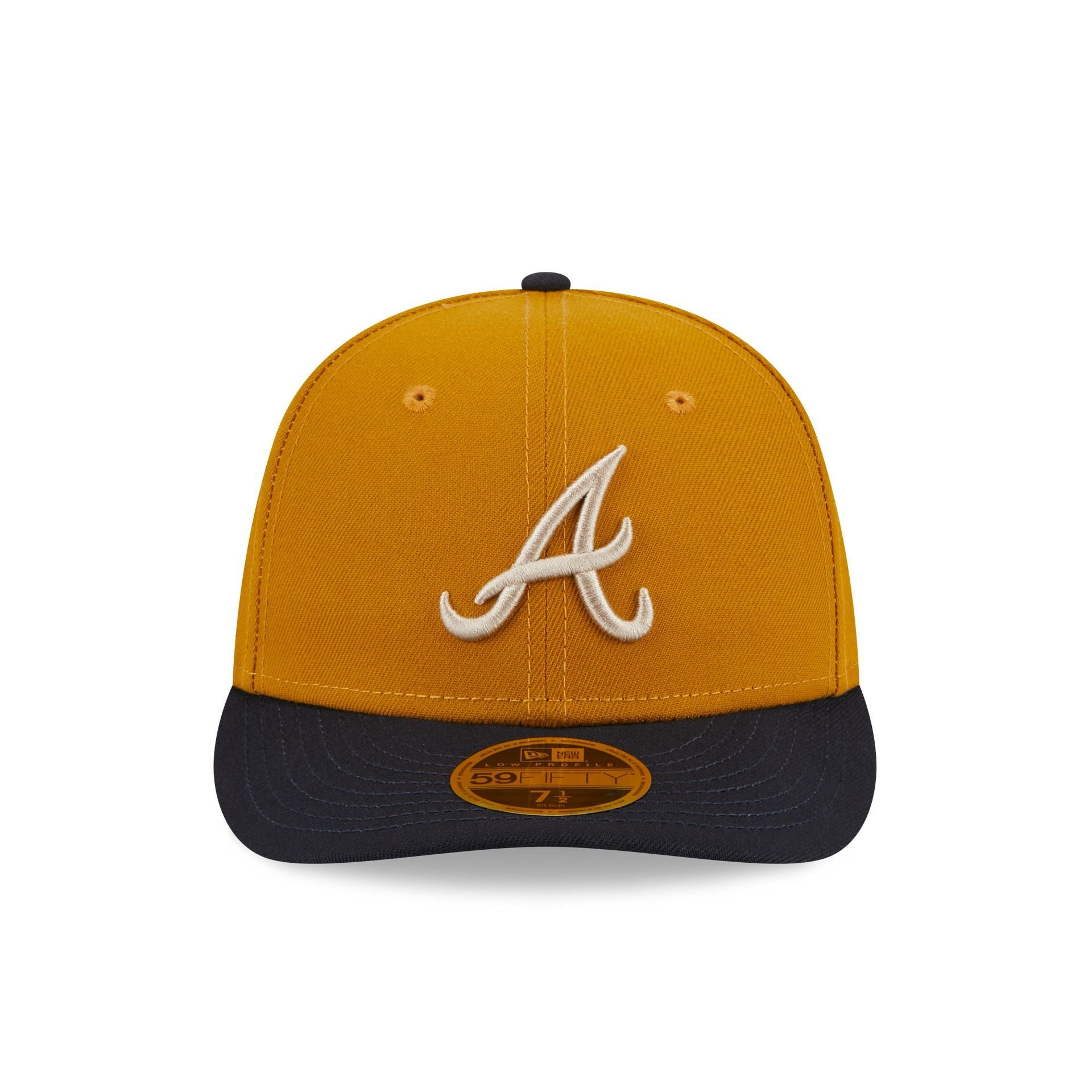 Atlanta Braves Vintage Gold Low Profile 59FIFTY Fitted Hat sold by New Era product image thumbnail 2