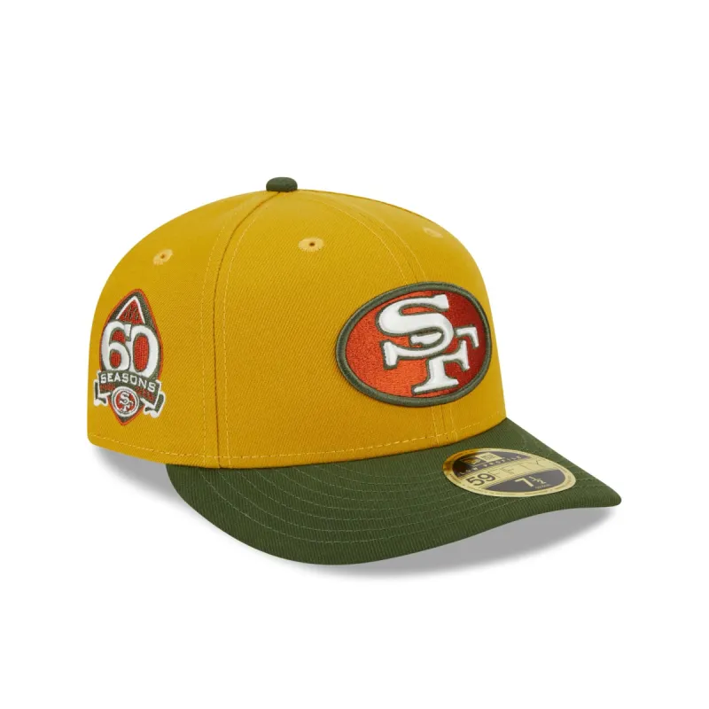 San Francisco 49ers Cinnamon Sage Low Profile 59FIFTY Fitted Hat sold by New Era