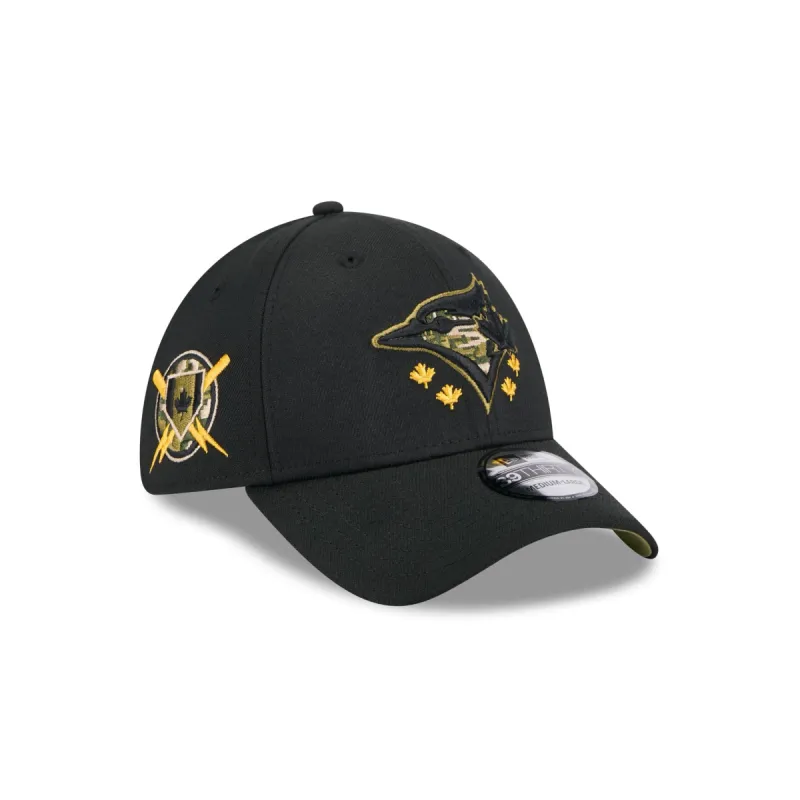 Toronto Blue Jays Armed Forces Day 2024 39THIRTY Stretch Fit Hat sold by New Era