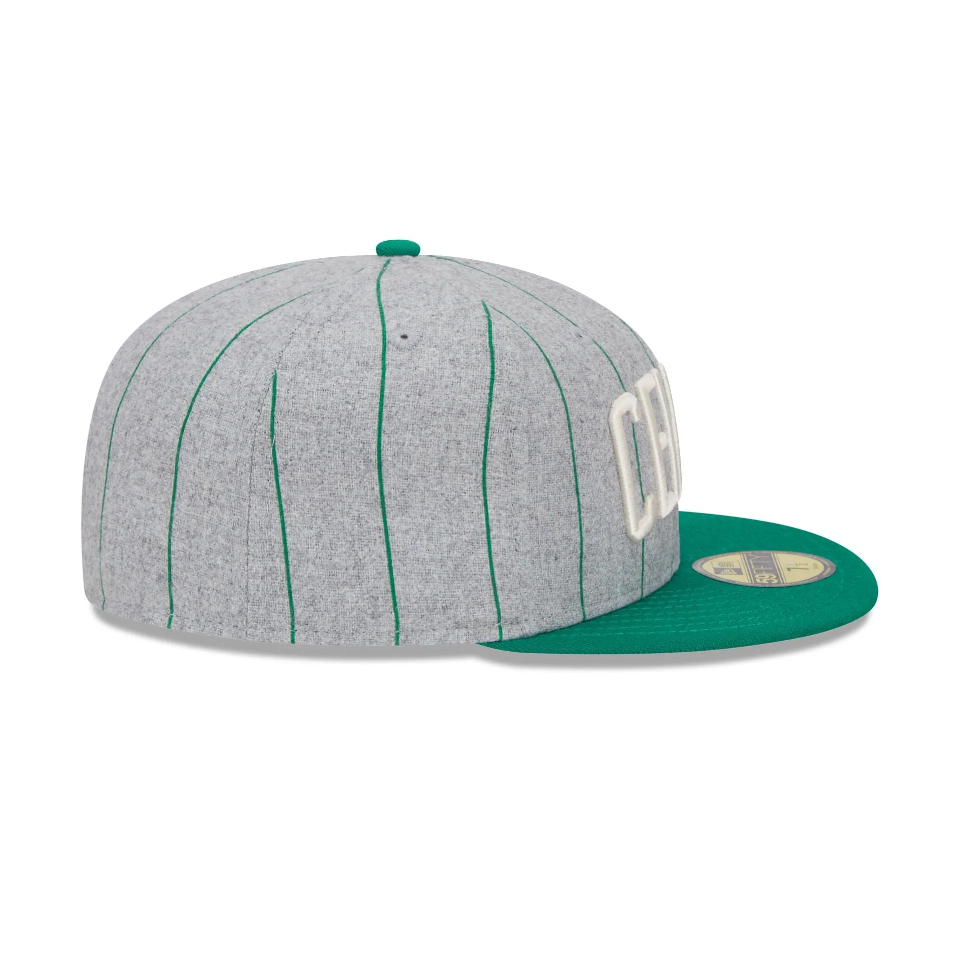 Boston Celtics Heather Pinstripe 59FIFTY Fitted Hat sold by New Era product image thumbnail 5