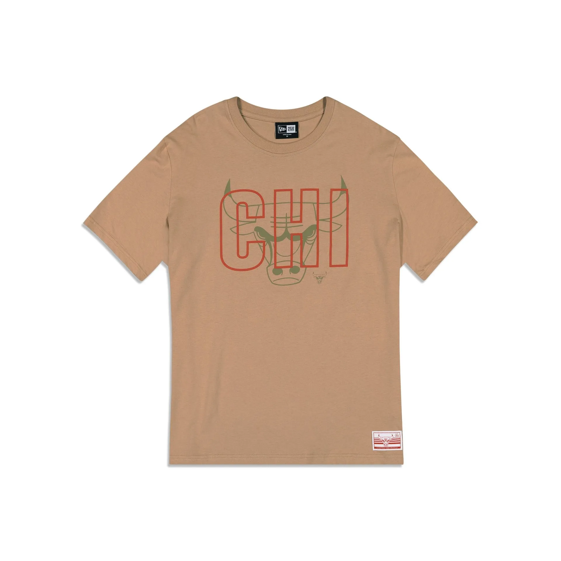 Chicago Bulls 2023 City Edition Tan T-Shirt sold by New Era