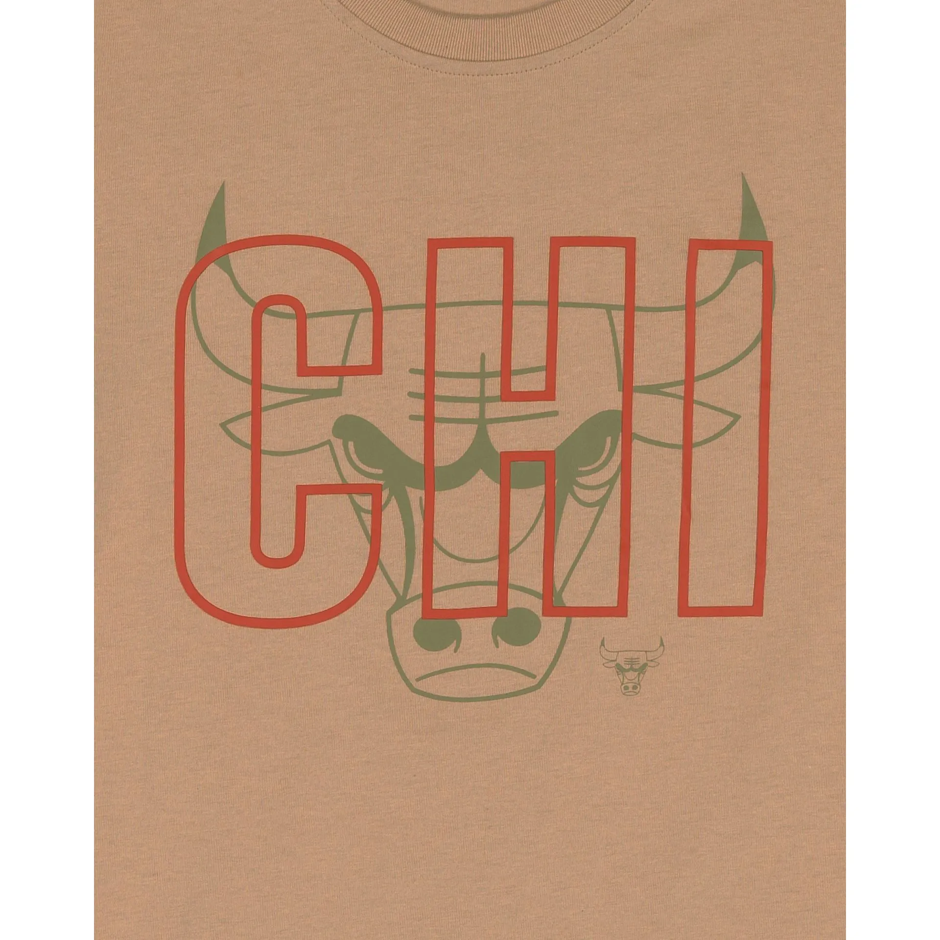 Chicago Bulls 2023 City Edition Tan T-Shirt sold by New Era product image thumbnail 4