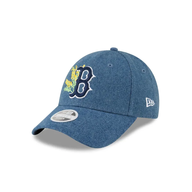 Boston Red Sox Denim Mimosa Women's 9FORTY Adjustable Hat sold by New Era
