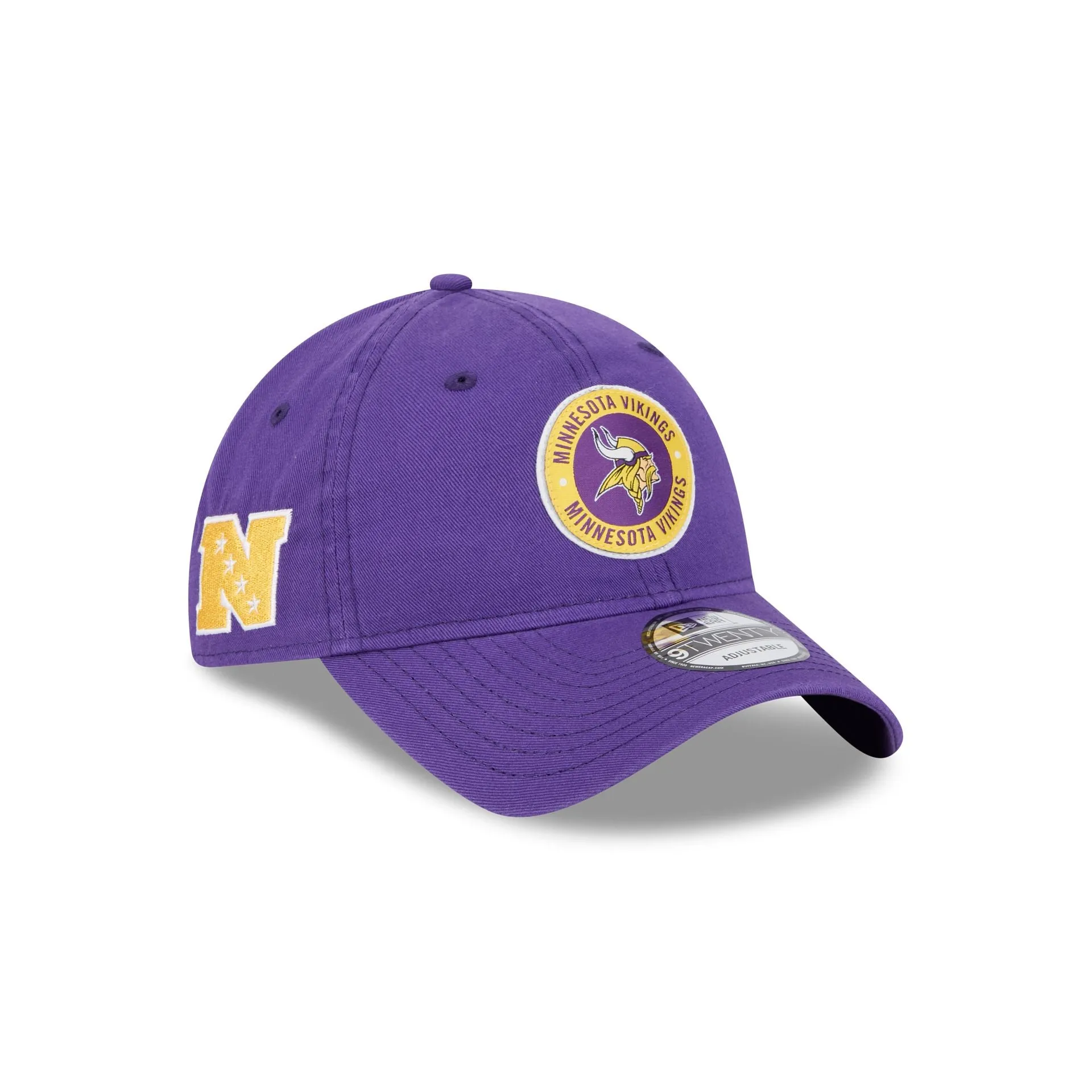 Minnesota Vikings 2024 Sideline 9TWENTY Adjustable Hat sold by New Era