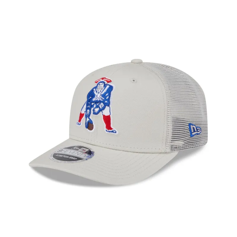 New England Patriots Canvas 9SEVENTY Trucker Hat sold by New Era
