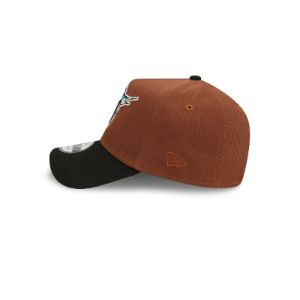 Miami Marlins Harvest 9FORTY A-Frame Snapback Hat sold by New Era