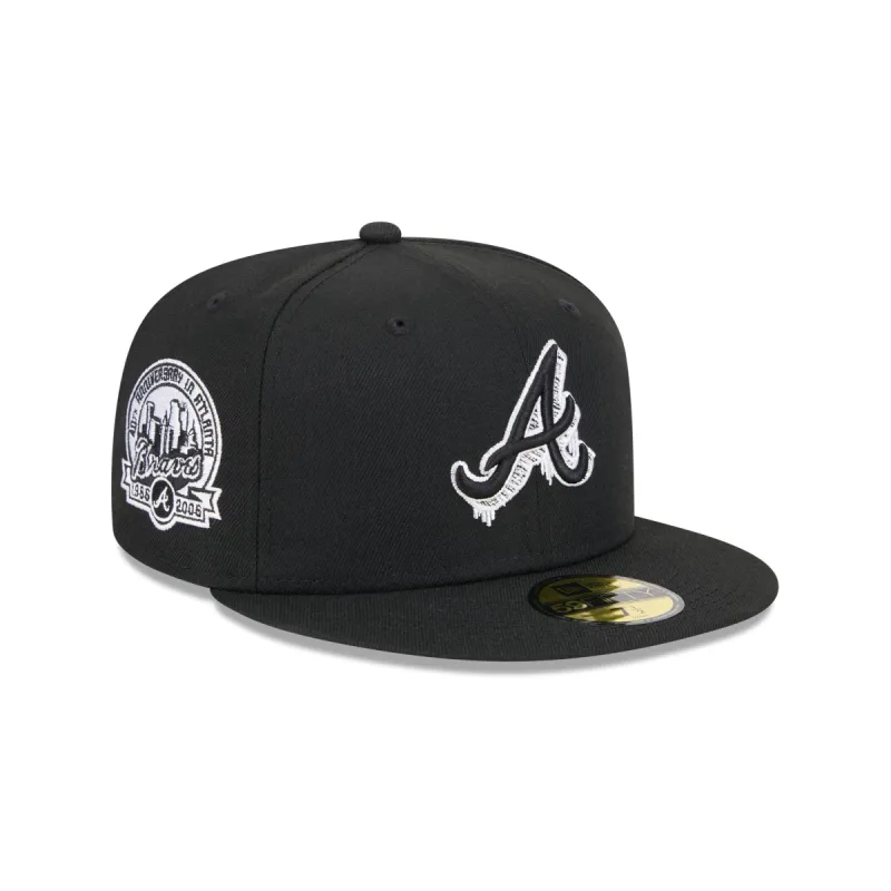 Atlanta Braves Hi Vis Doodle 59FIFTY Fitted Hat sold by New Era