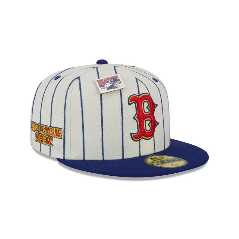 Big League Chew X Boston Red Sox Pinstripe 59FIFTY Fitted Hat sold by New Era