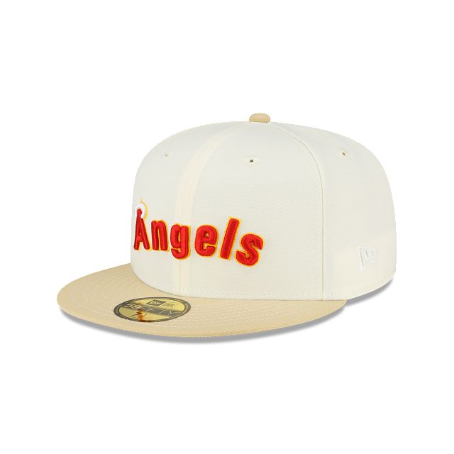 Just Caps Chrome California Angels 59FIFTY Fitted Hat sold by New Era
