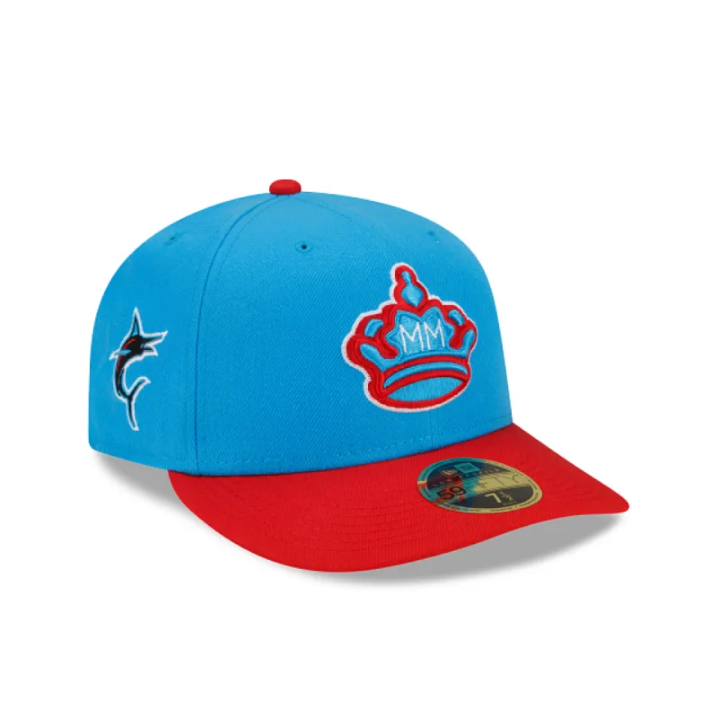 Miami Marlins City Connect Low Profile 59FIFTY Fitted Hat sold by New Era
