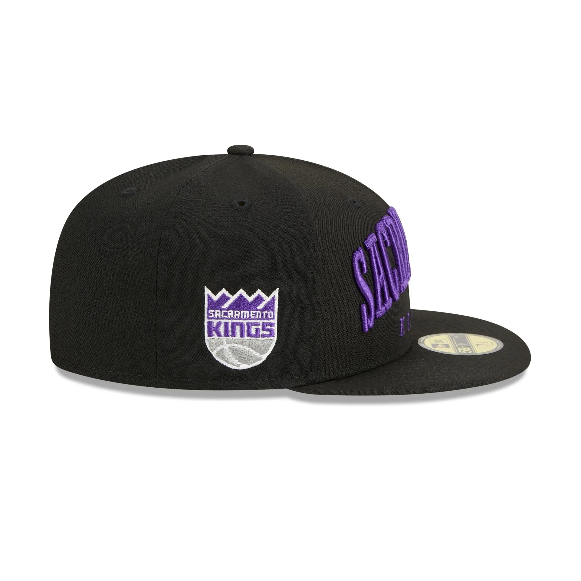 Sacramento Kings Sport Night Wordmark 59FIFTY Fitted Hat sold by New Era product image thumbnail 4