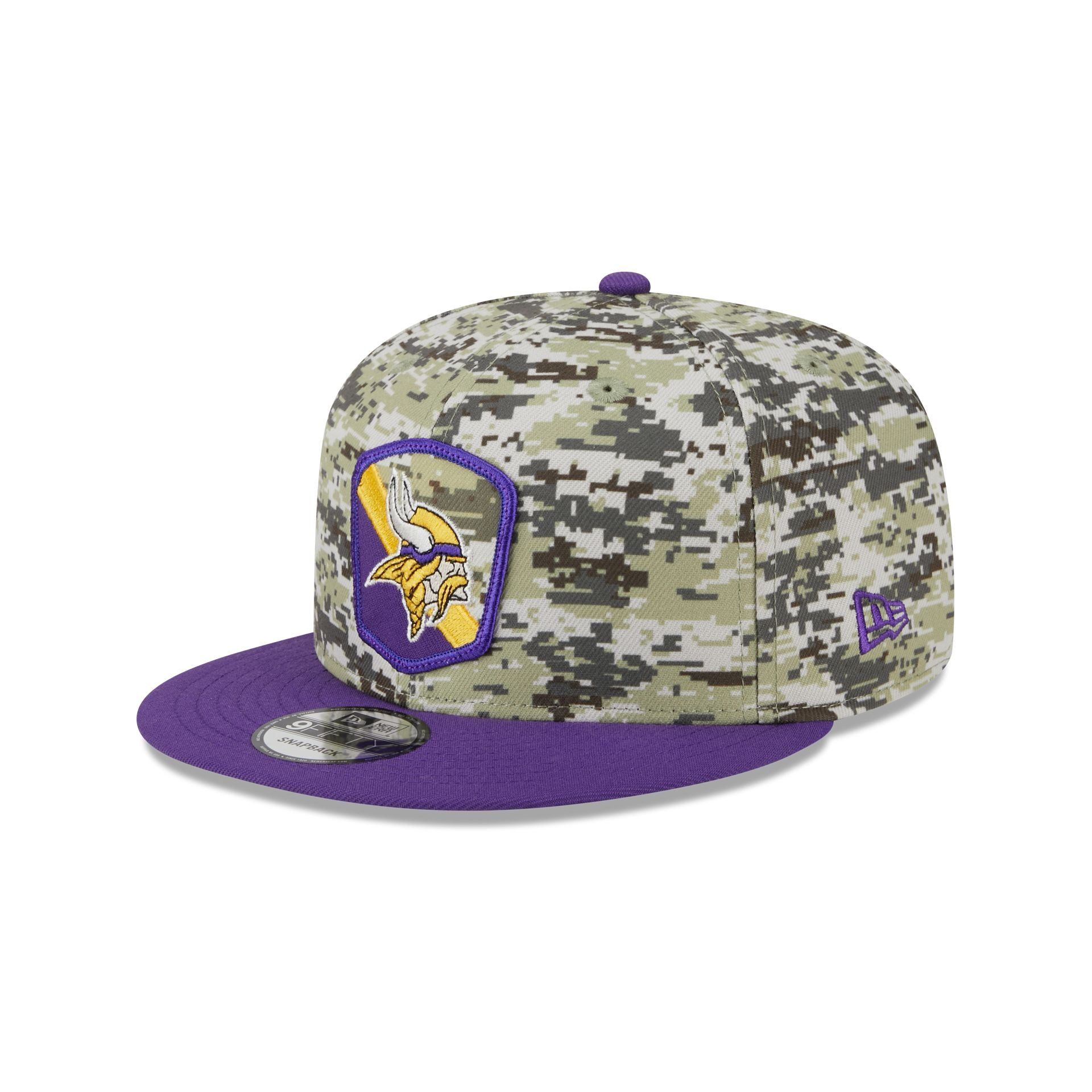Minnesota Vikings 2023 Salute to Service Camo 9FIFTY Snapback Hat sold by New Era product image thumbnail 3