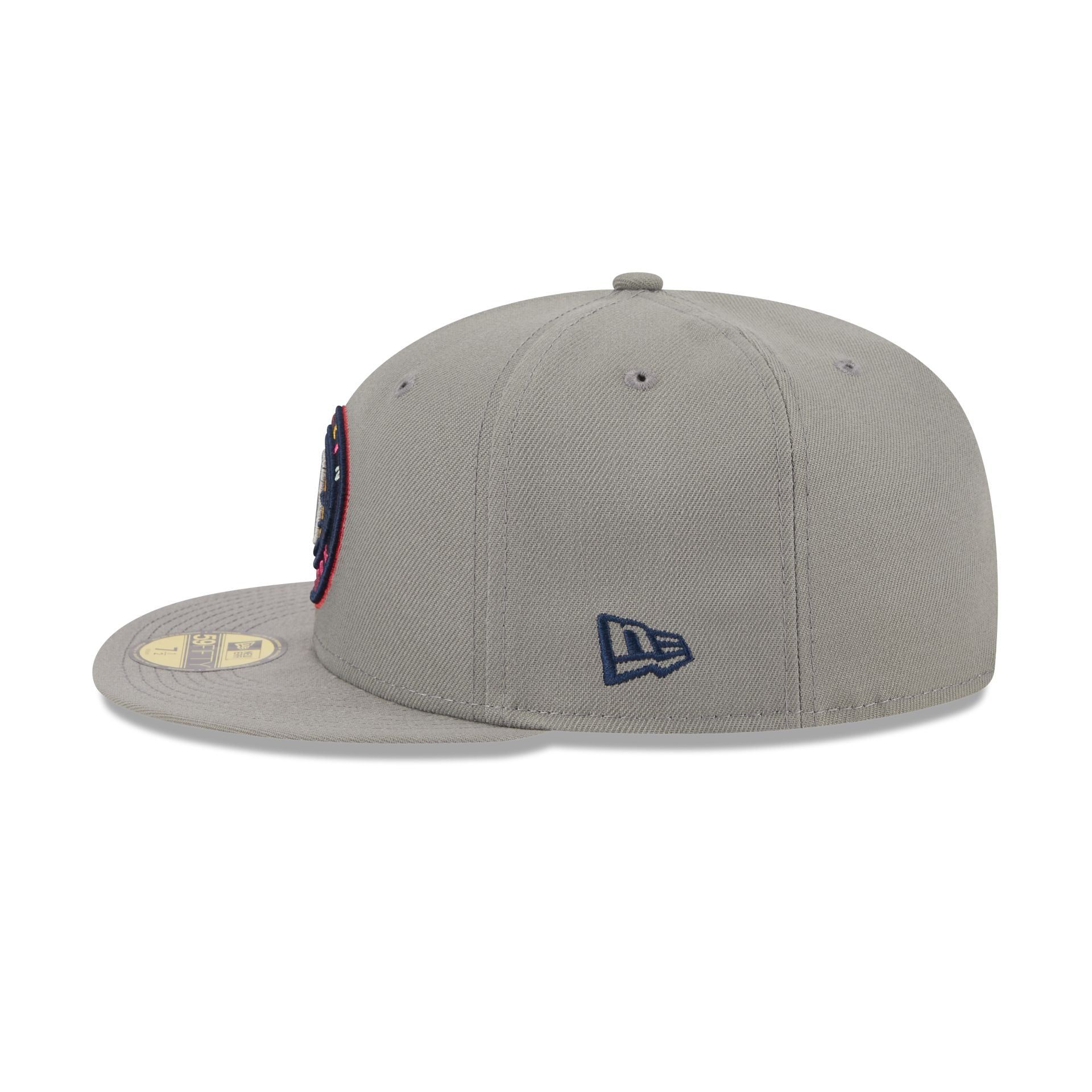 Brooklyn Nets Color Pack Gray 59FIFTY Fitted Hat sold by New Era product image thumbnail 5