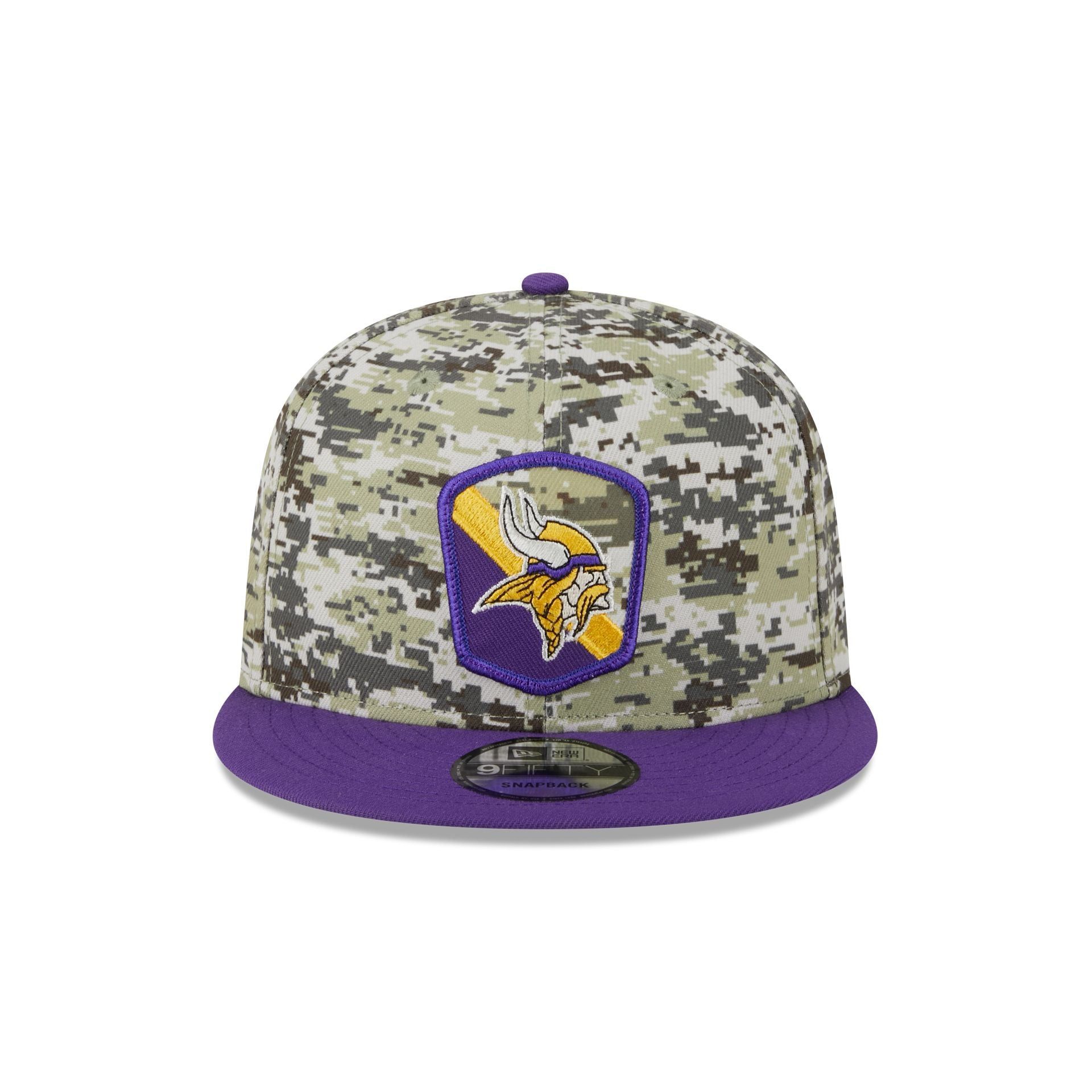 Minnesota Vikings 2023 Salute to Service Camo 9FIFTY Snapback Hat sold by New Era product image thumbnail 2