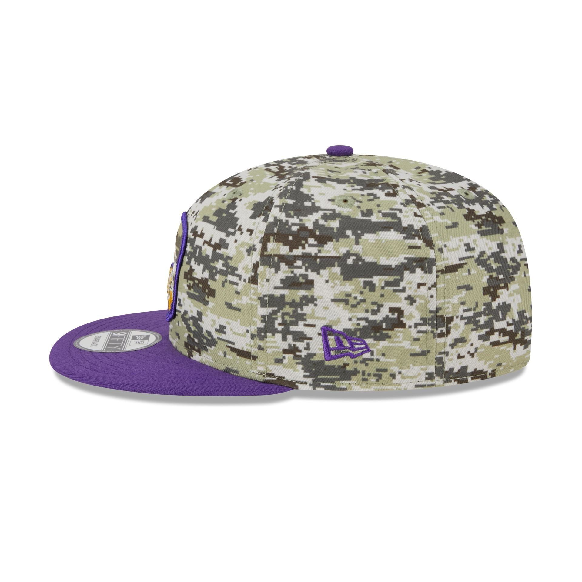 Minnesota Vikings 2023 Salute to Service Camo 9FIFTY Snapback Hat sold by New Era product image thumbnail 5