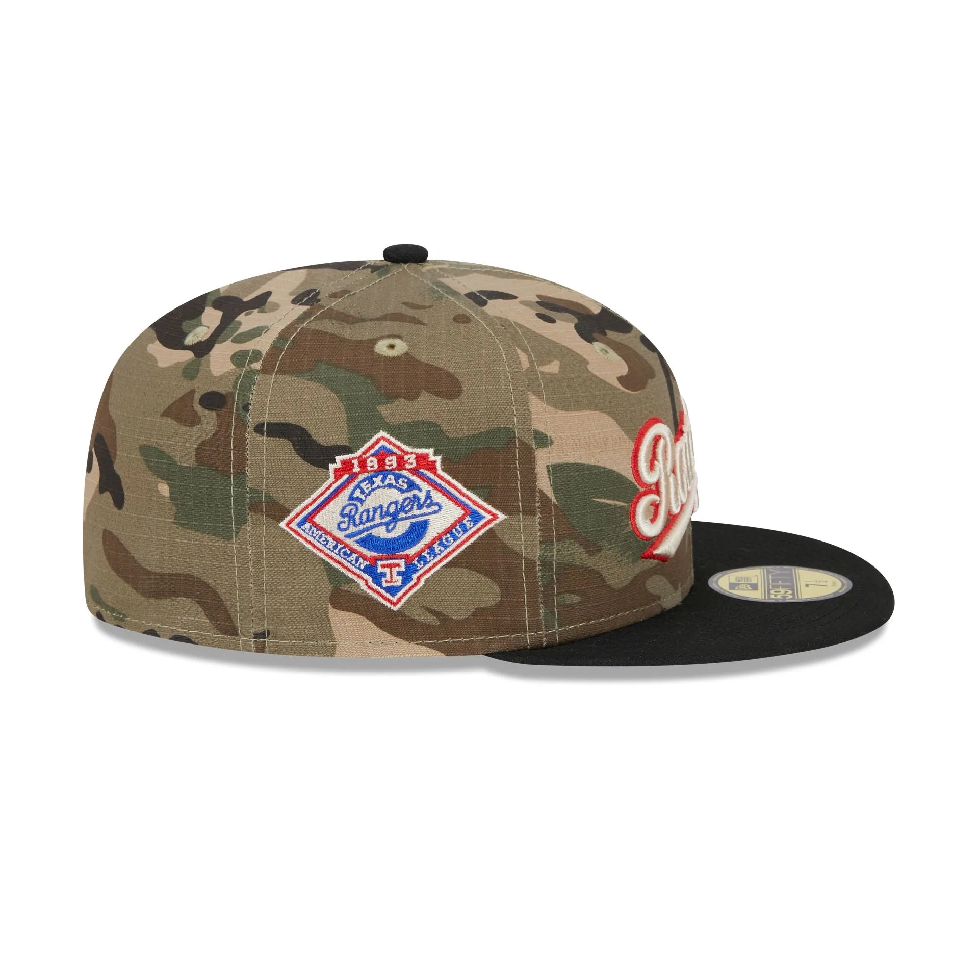 Texas Rangers Camo Crown 59FIFTY Fitted Hat sold by New Era product image thumbnail 4