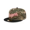 Texas Rangers Camo Crown 59FIFTY Fitted Hat sold by New Era
