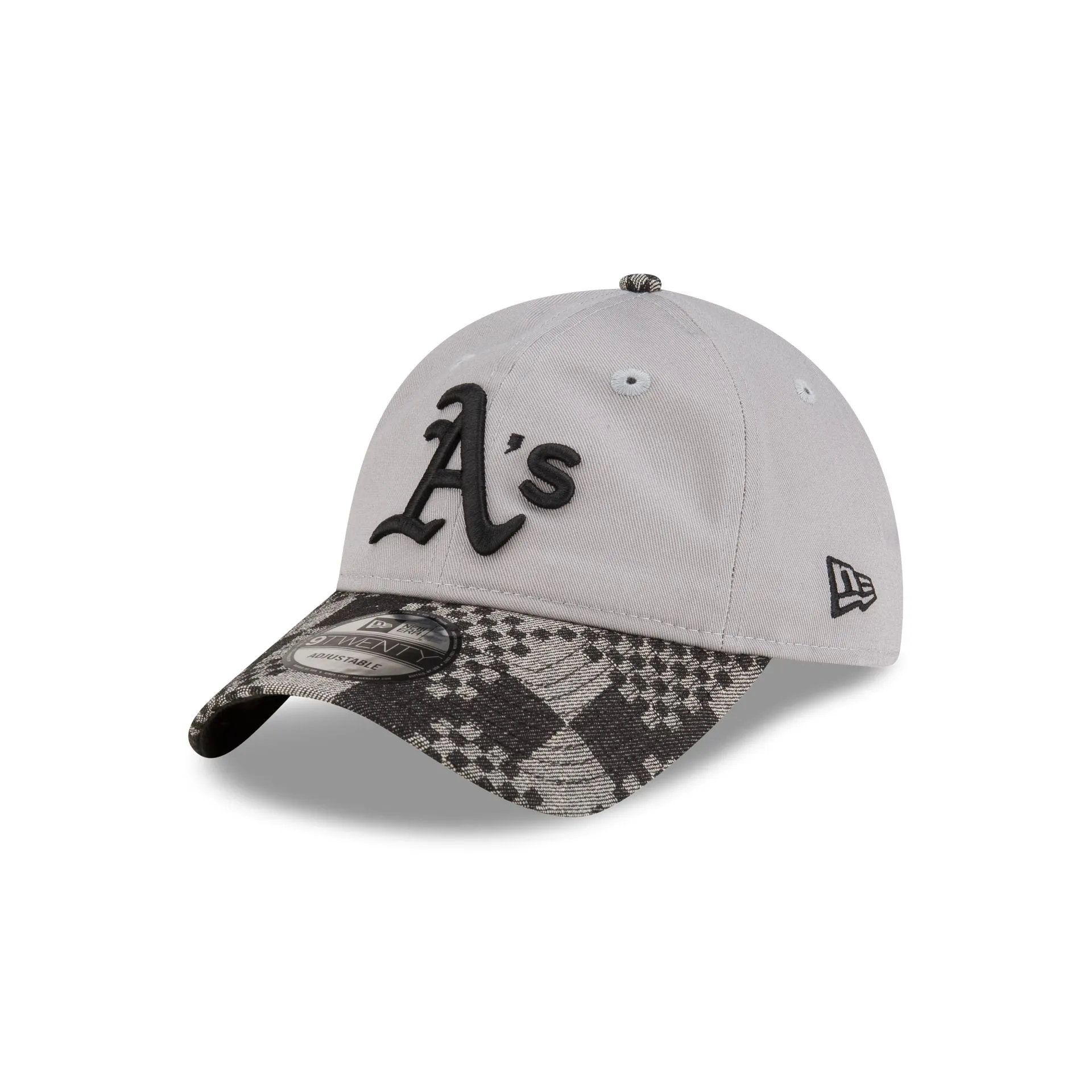 Oakland Athletics Pattern Denim 9TWENTY Adjustable Hat sold by New Era