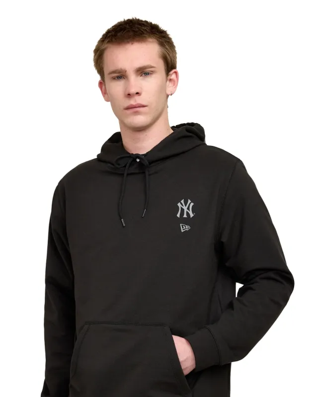New York Yankees Logo Essentials Tonal Black Hoodie sold by New Era