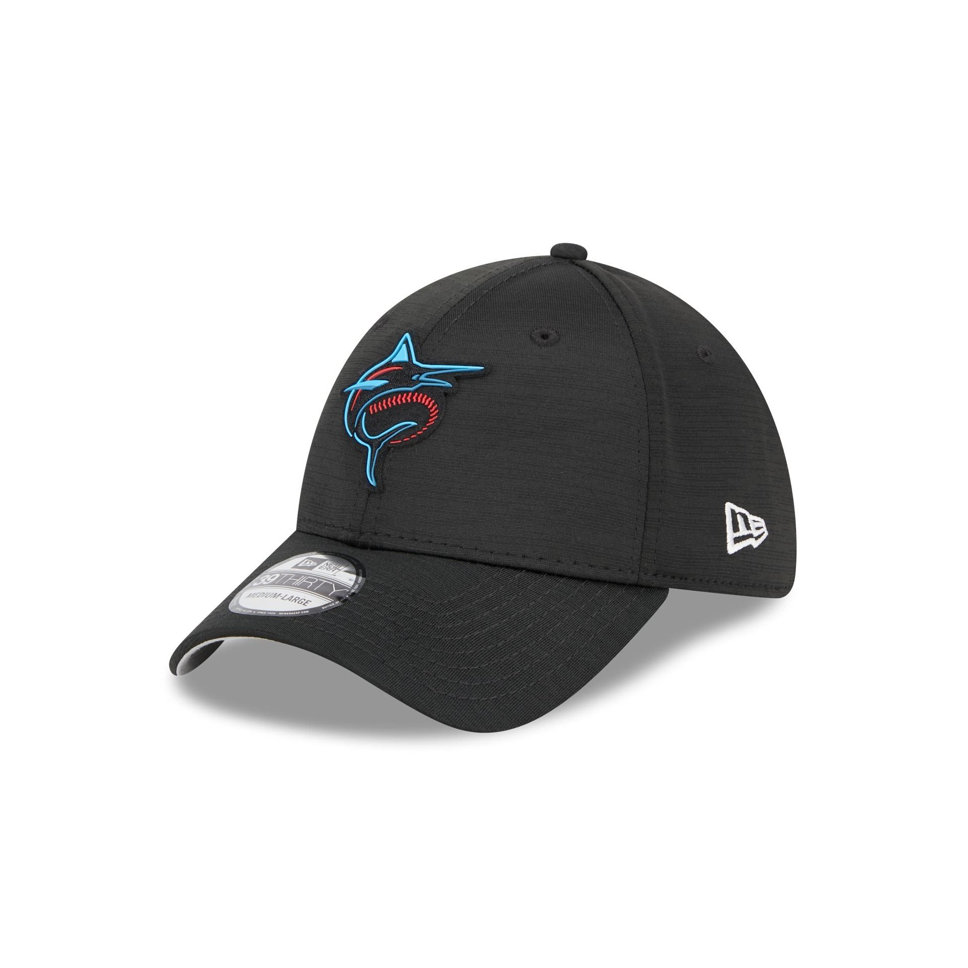 Miami Marlins 2023 Clubhouse 39THIRTY Stretch Fit Hat sold by New Era