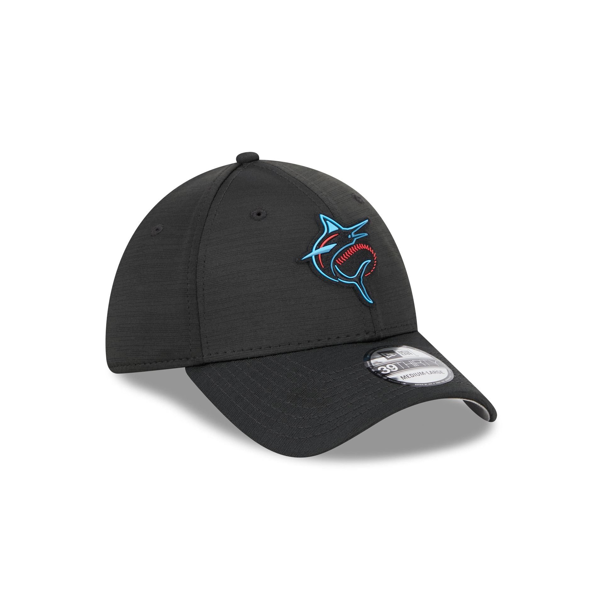 Miami Marlins 2023 Clubhouse 39THIRTY Stretch Fit Hat sold by New Era product image thumbnail 3