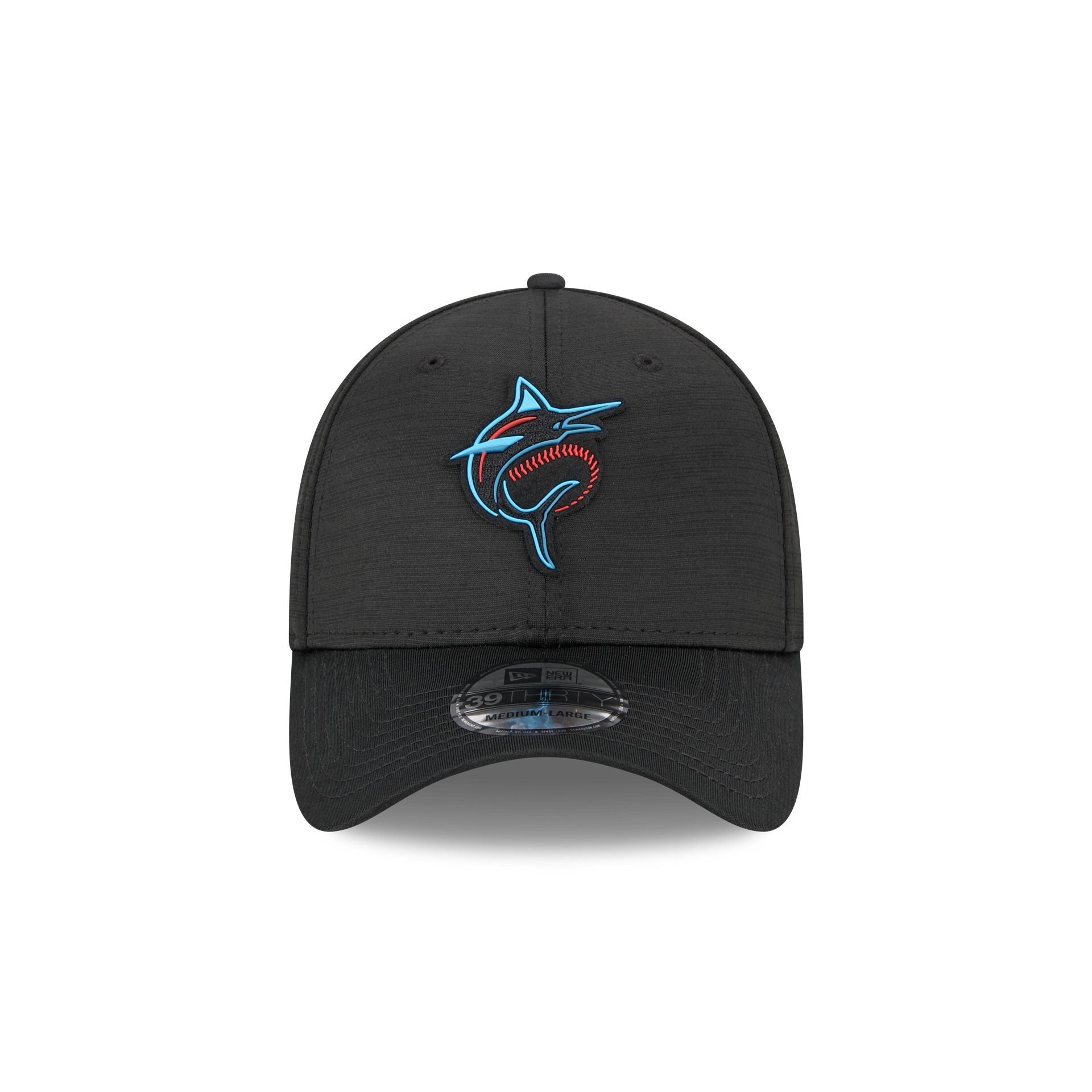 Miami Marlins 2023 Clubhouse 39THIRTY Stretch Fit Hat sold by New Era product image thumbnail 2