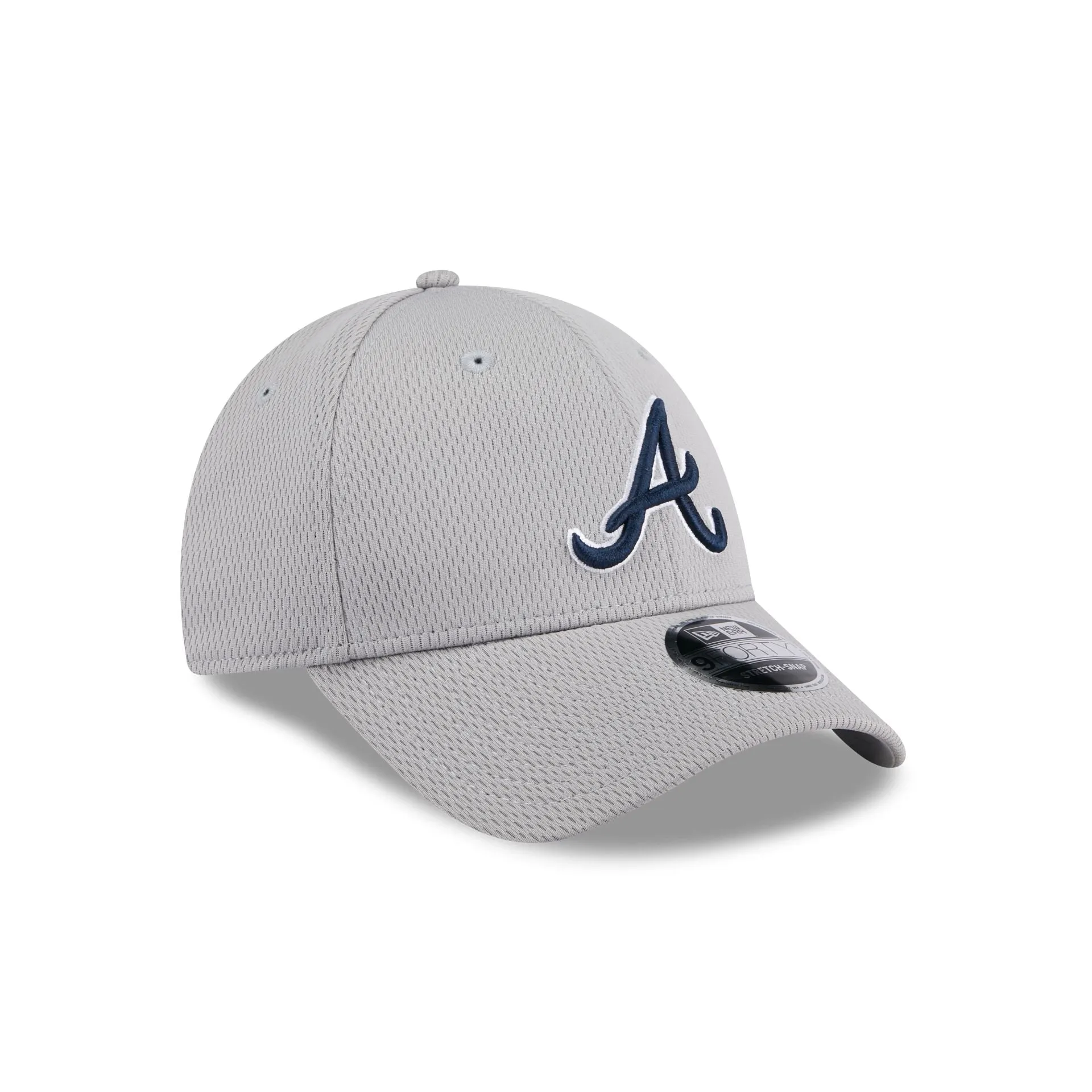 Atlanta Braves Gray 9FORTY Stretch-Snap Hat sold by New Era product image thumbnail 3