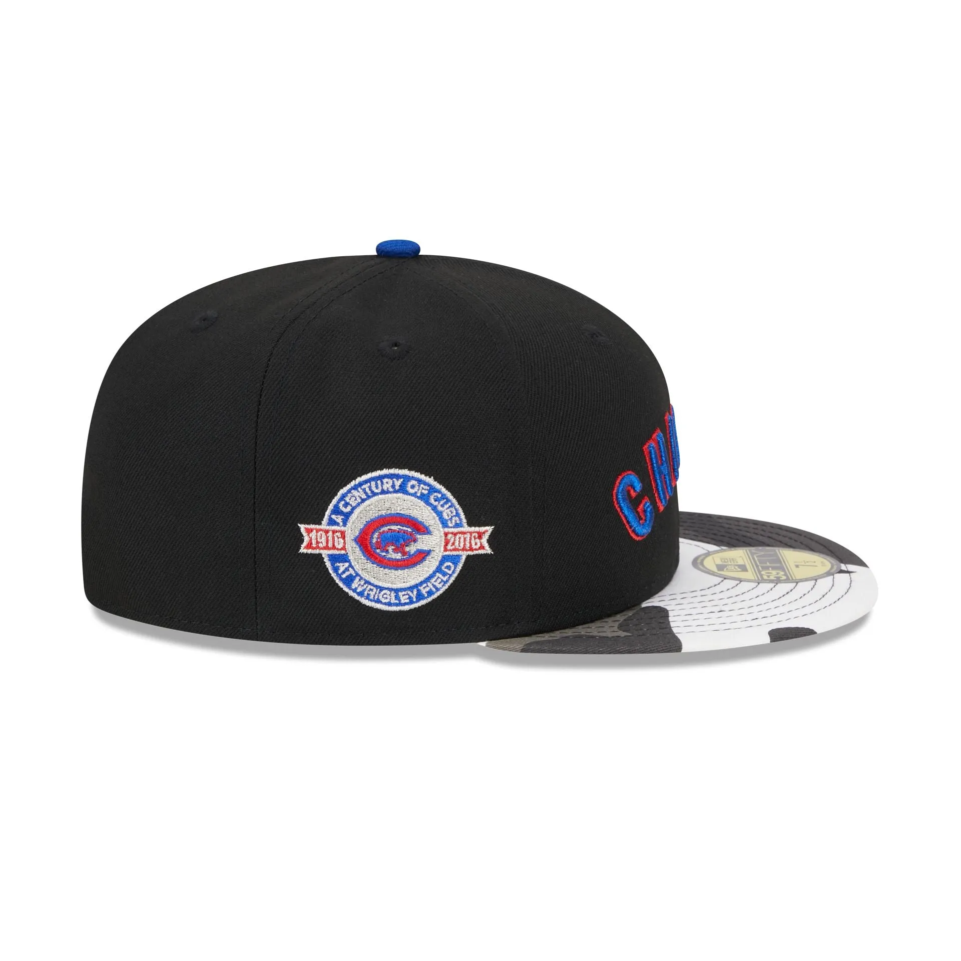 Chicago Cubs Metallic Camo 59FIFTY Fitted Hat sold by New Era product image thumbnail 4