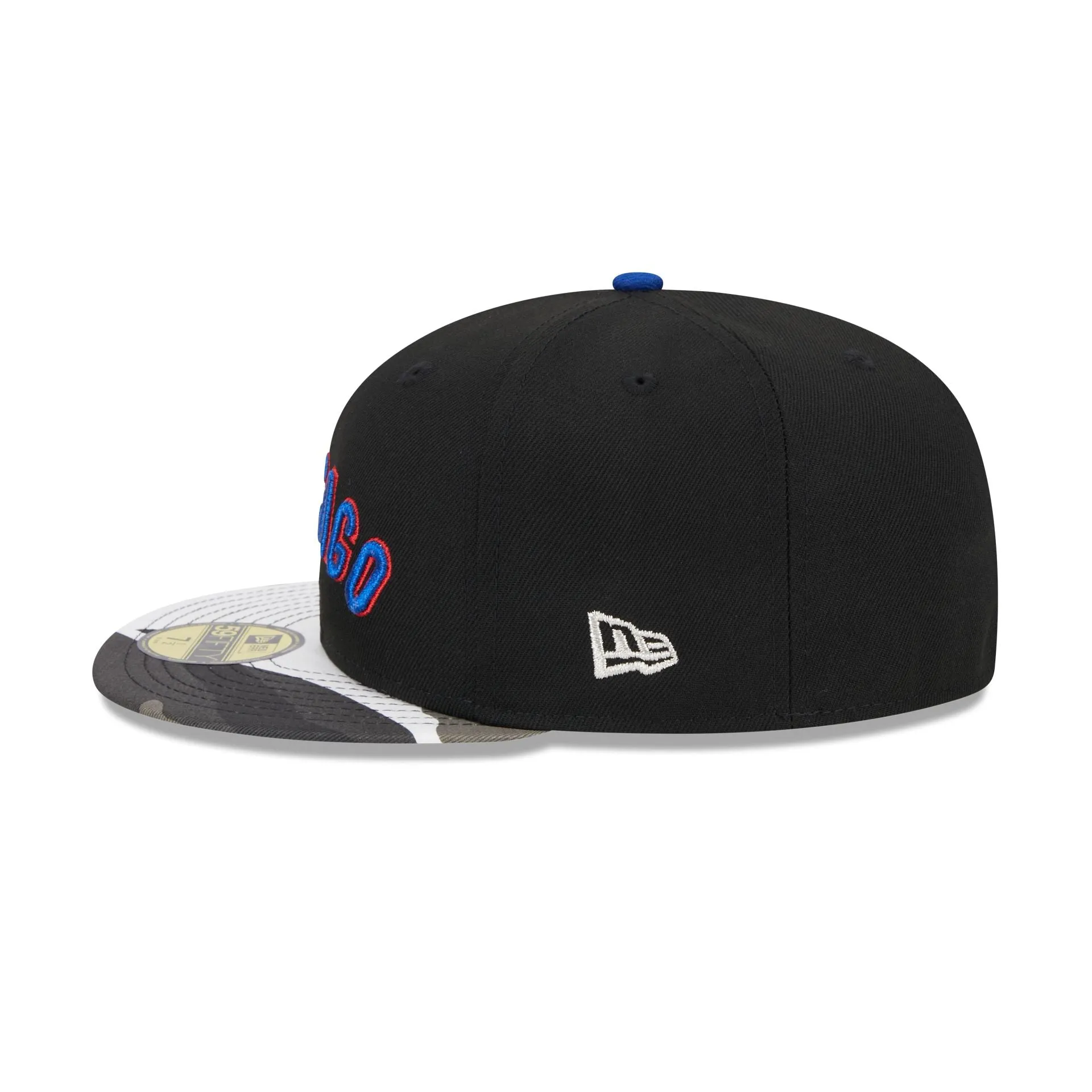 Chicago Cubs Metallic Camo 59FIFTY Fitted Hat sold by New Era product image thumbnail 5