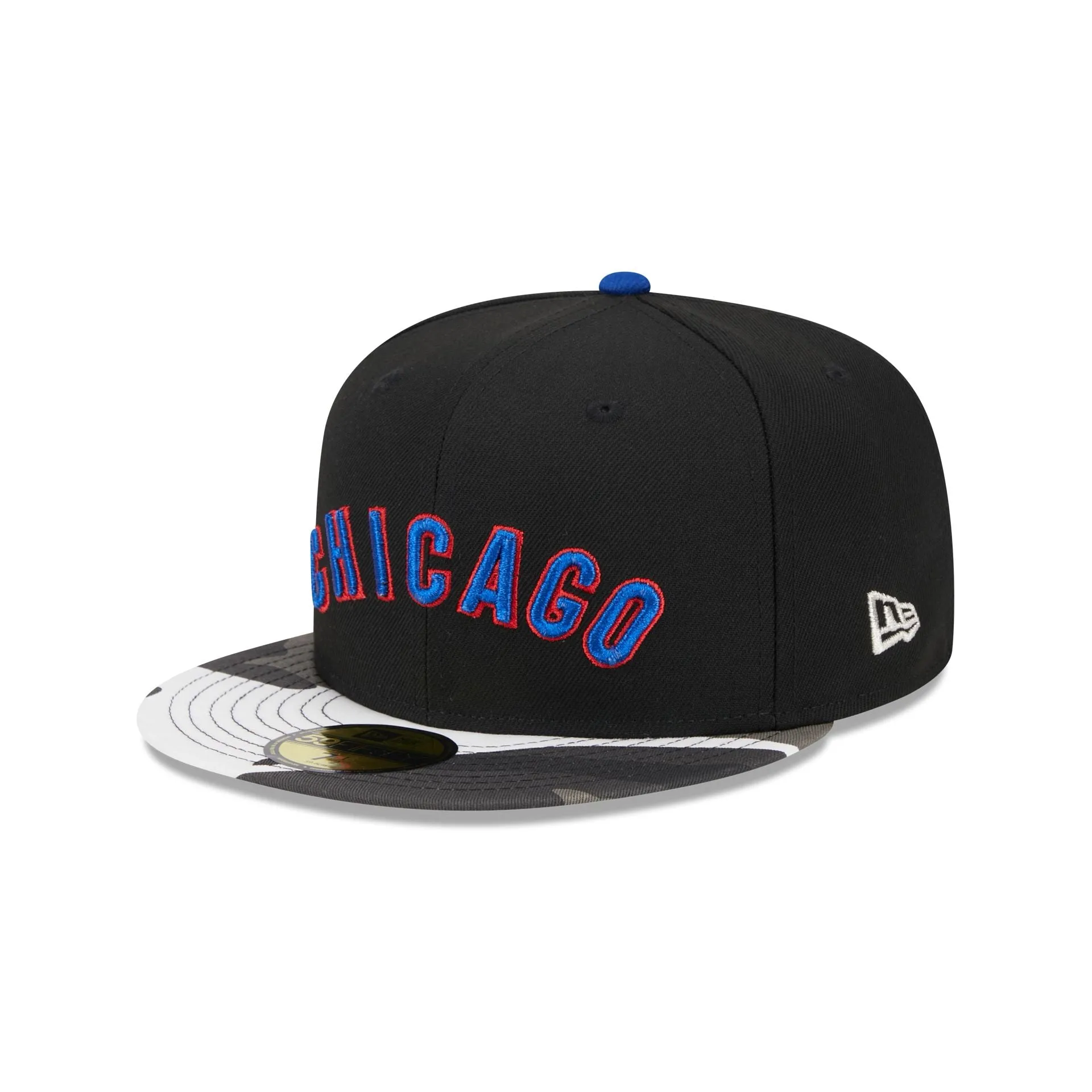 Chicago Cubs Metallic Camo 59FIFTY Fitted Hat sold by New Era product image thumbnail 3