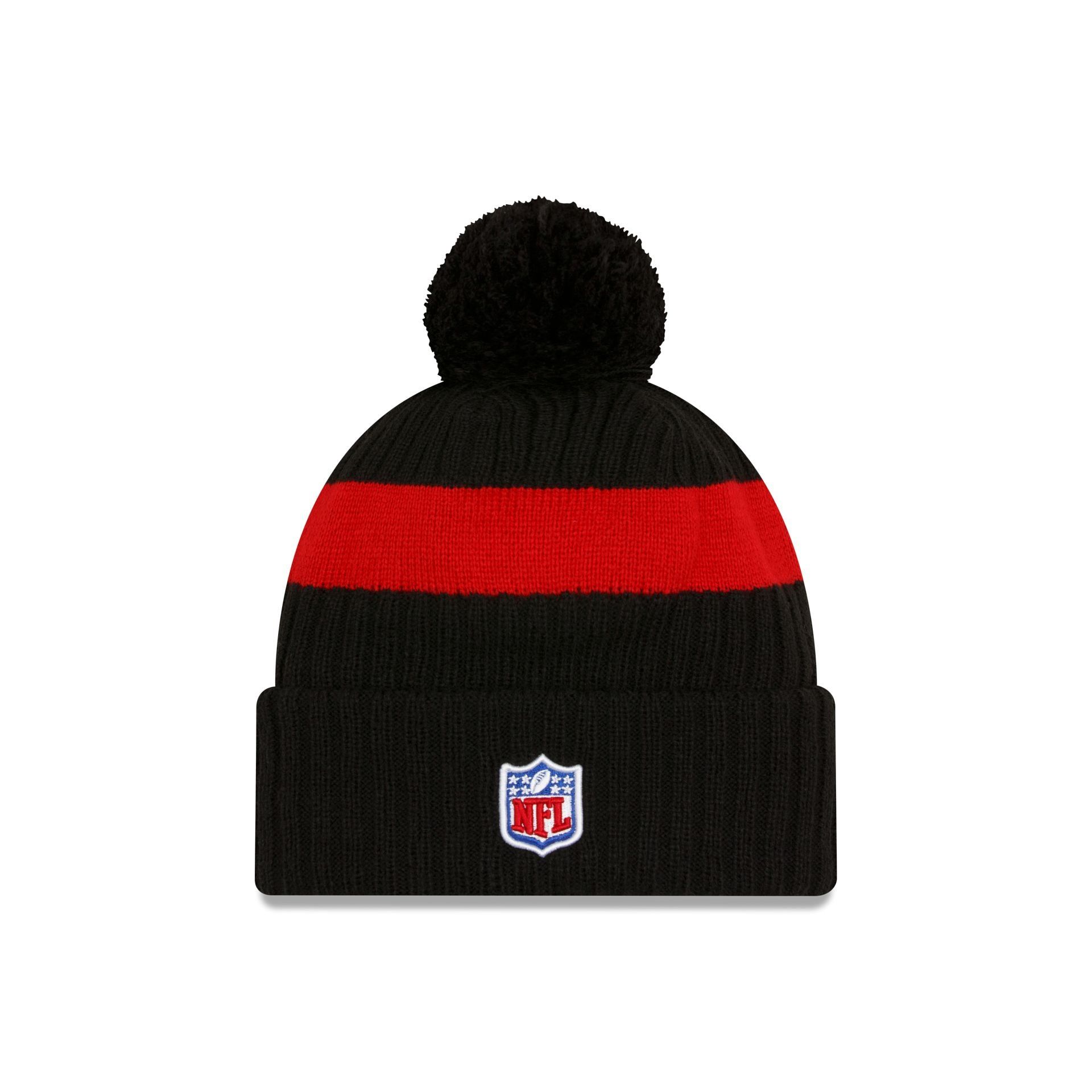 New York Giants 2023 Cold Weather Black Pom Knit Hat sold by New Era product image thumbnail 2