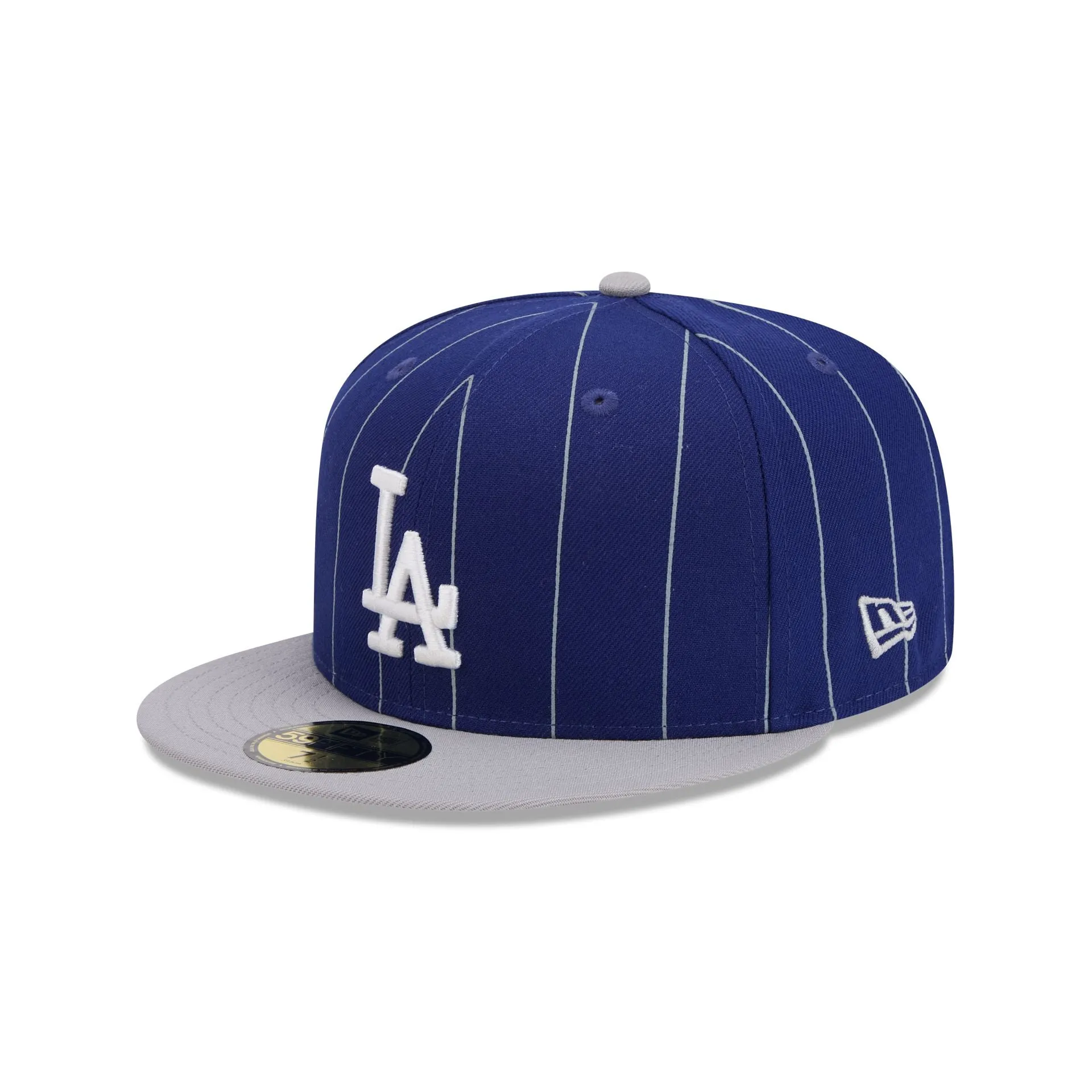 Los Angeles Dodgers Throwback Pinstripe 59FIFTY Fitted Hat sold by New Era product image thumbnail 3
