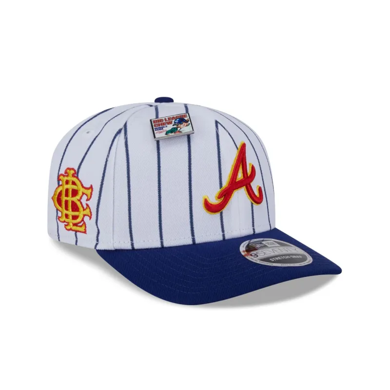 Big League Chew X Atlanta Braves Outta Here Original 9SEVENTY Stretch-Snap Hat sold by New Era